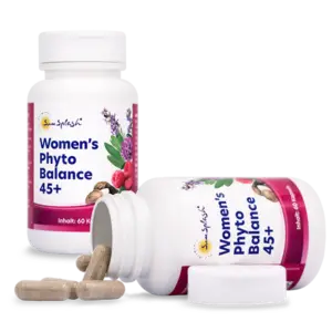 Produktdosen stehend und liegend zu Womens_Phyto_Balance_45_plus von SunSplash Europe
