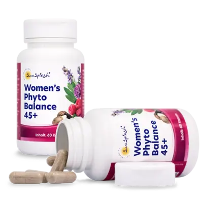 Produktdosen stehend und liegend zu Womens_Phyto_Balance_45_plus von SunSplash Europe
