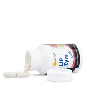 SunSplash Europe B.V LIP Zym forte Dose liegend offen.