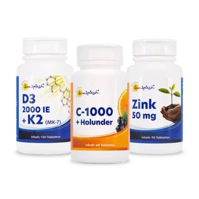 3 Dosen von SunSplash aus dem WinterFit Paket